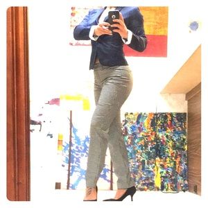 Express Editor b&w dress pants straight leg